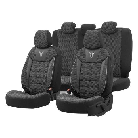 Komplet pokrowców na fotele samochodowe otom toro 902 black/smoked nz Komplet pokrowców na fotele samochodowe otom toro 902 black/smoked nz