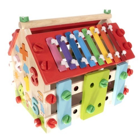 Domek edukacyjny drewniany Kruzzel 22564 Domek edukacyjny drewniany Kruzzel 22564