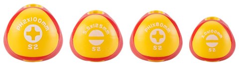 Wkrętaki 1000V, zestaw 4 szt., slim Wkrętaki 1000V, zestaw 4 szt., slim