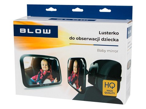 75-495# Lusterko do obserwacji dziecka do samochodu 29x19cm 75-495# Lusterko do obserwacji dziecka do samochodu 29x19cm