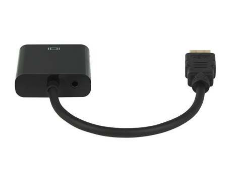 92-129# Przejście hdmi wtyk-vga gniazdo+gniazdo 3,5+kabel 92-129# Przejście hdmi wtyk-vga gniazdo+gniazdo 3,5+kabel