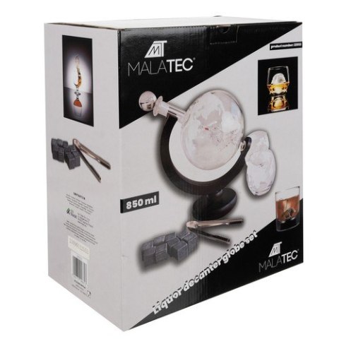 Karafka- globus- zestaw do whisky Malatec 22553 Karafka- globus- zestaw do whisky Malatec 22553