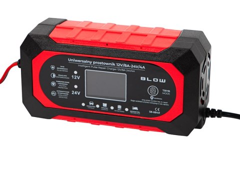 58-684# Prostownik automatyczny 12v/8a-24v/4a blow 58-684# Prostownik automatyczny 12v/8a-24v/4a blow