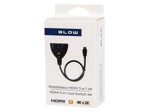 92-169# Rozgałęźnik hdmi wtyk hdmi- 3 gniazda hdmi 92-169# Rozgałęźnik hdmi wtyk hdmi- 3 gniazda hdmi