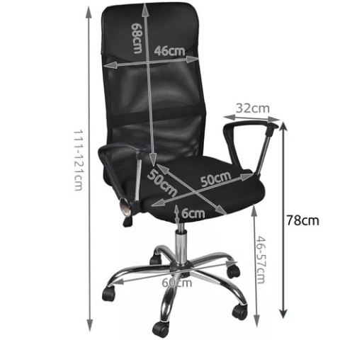 Fotel biurowy MESH Malatec 23236 Fotel biurowy MESH Malatec 23236