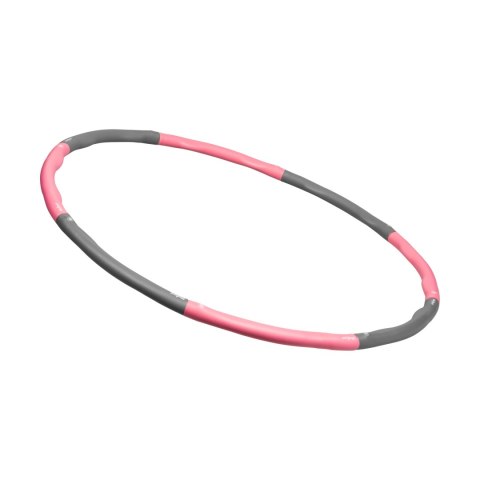 Hula Hop odchudzające koło 95cm, różowe, REBEL ACTIVE Hula Hop odchudzające koło 95cm, różowe, REBEL ACTIVE