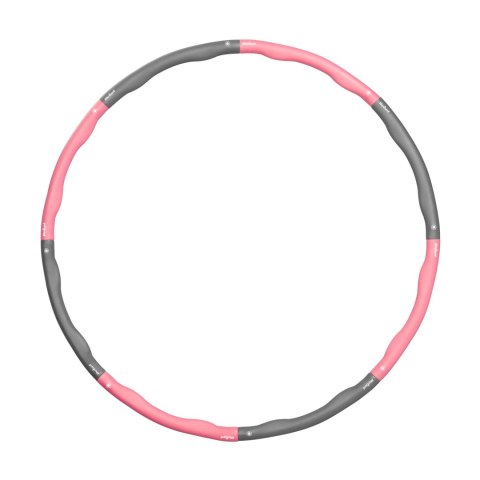 Hula Hop odchudzające koło 95cm, różowe, REBEL ACTIVE Hula Hop odchudzające koło 95cm, różowe, REBEL ACTIVE