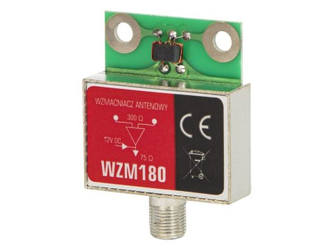 3529# Wzmacniacz antenowy ekranowy wzm180 ceramiczny 30db 3529# Wzmacniacz antenowy ekranowy wzm180 ceramiczny 30db