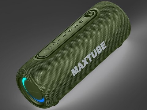Głośniki TRACER MaxTube TWS BT GREEN Głośniki TRACER MaxTube TWS BT GREEN