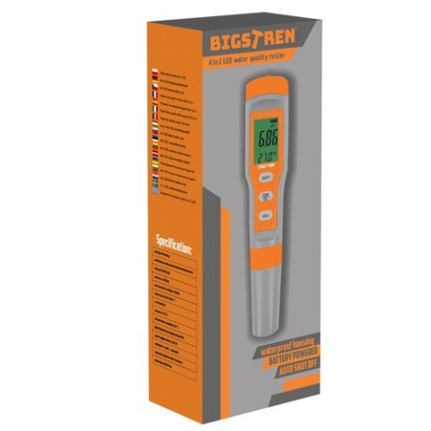 Tester jakości wody 4w1 LED Bigstren 23534 Tester jakości wody 4w1 LED Bigstren 23534