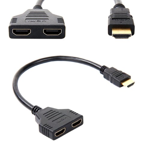 AK316 Rozdzielacz hdmi na 2 porty fullhd AK316 Rozdzielacz hdmi na 2 porty fullhd