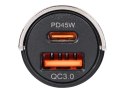 75-788# Ładowarka samochodowa gn.usb+usb-c g50d