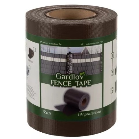 Taśma ogrodzeniowa 19cmx35m 450g/m2 brązowa 23702 Taśma ogrodzeniowa 19cmx35m 450g/m2 brązowa 23702