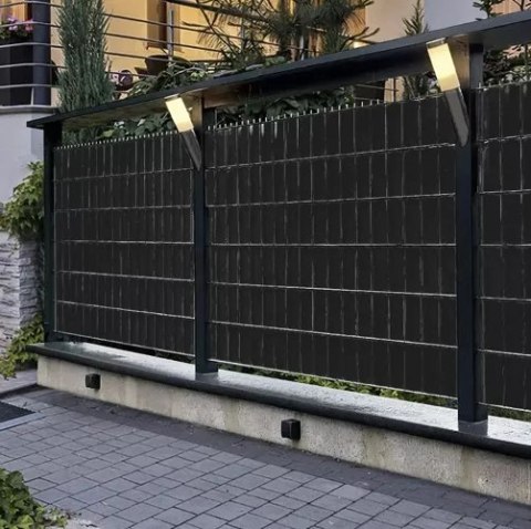 Taśma ogrodzeniowa 19cmx35m 450g/m2 czarna 23698 Taśma ogrodzeniowa 19cmx35m 450g/m2 czarna 23698
