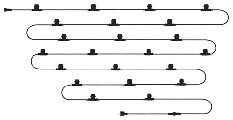 Girlanda 20m + 22 żarówki filament Girlanda 20m + 22 żarówki filament