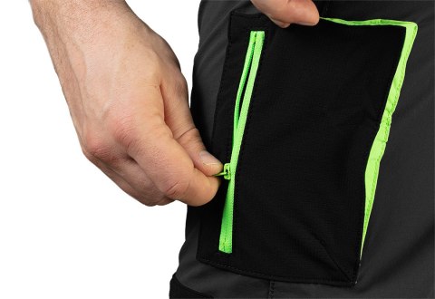 Krótkie spodenki PREMIUM, 4 way stretch, czarne, rozmiar XL Krótkie spodenki PREMIUM, 4 way stretch, czarne, rozmiar XL