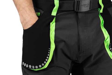 Krótkie spodenki PREMIUM, 4 way stretch, czarne, rozmiar M Krótkie spodenki PREMIUM, 4 way stretch, czarne, rozmiar M