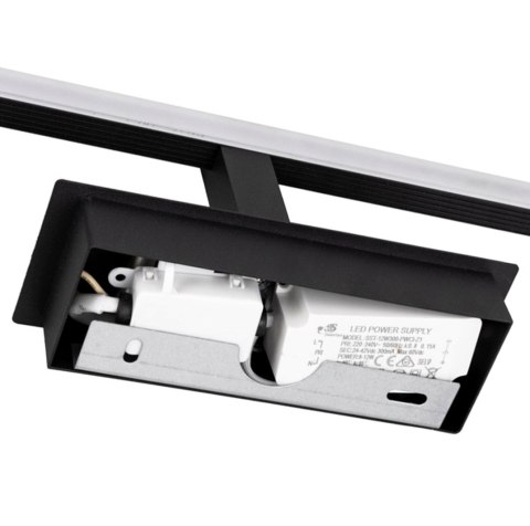 ZD122 Lampa led nad lustro 60cm black ZD122 Lampa led nad lustro 60cm black