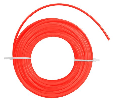 Żyłka do podkaszarki okrąłga śr.2,4 mm, dł.15 m Żyłka do podkaszarki okrąłga śr.2,4 mm, dł.15 m