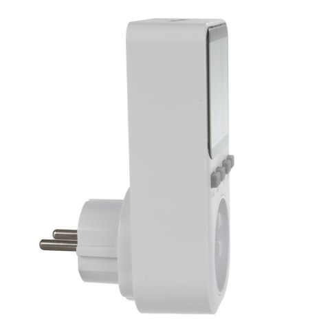 Miernik energii GreenBlue, watomierz, typ F, 220-240V AC, 50Hz, max. obciążenie 16A, IP20, wbudowana bateria, GB364 F Miernik energii GreenBlue, watomierz, typ F, 220-240V AC, 50Hz, max. obciążenie 16A, IP20, wbudowana bateria, GB364 F
