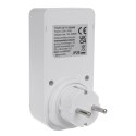 Miernik energii GreenBlue, watomierz, typ F, 220-240V AC, 50Hz, max. obciążenie 16A, IP20, wbudowana bateria, GB364 F