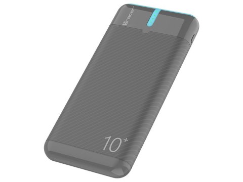 Power bank TRACER EnerGo 10000mAh gray/blue Power bank TRACER EnerGo 10000mAh gray/blue