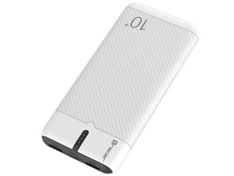 Power bank TRACER EnerGo 10000mAh white/black Power bank TRACER EnerGo 10000mAh white/black