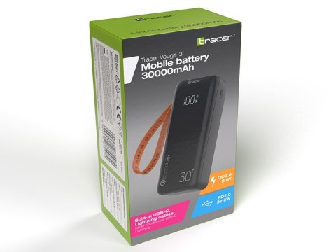 Power bank TRACER VOUGE-3 30000mAh Power bank TRACER VOUGE-3 30000mAh