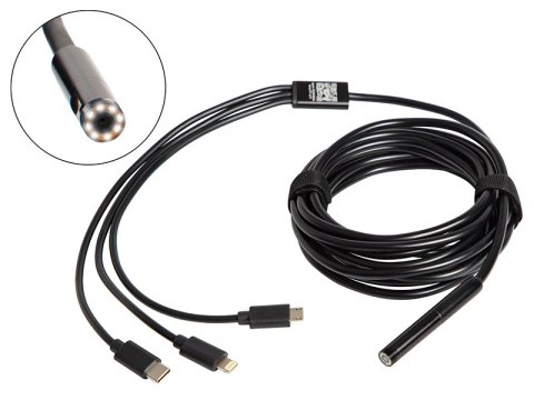 14-403# Endoskop kamera jednoobiektywowa 7,9mm 2m wifi 14-403# Endoskop kamera jednoobiektywowa 7,9mm 2m wifi