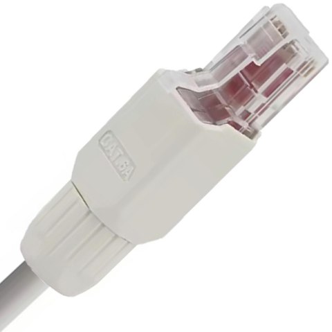 RJ9 Wtyczka rj45 utp kat.6 beznarzędziowy skręcany RJ9 Wtyczka rj45 utp kat.6 beznarzędziowy skręcany
