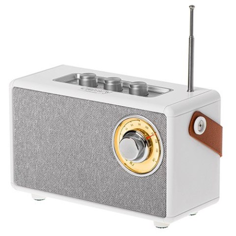 CR 1902 White Radio fm z bluetooth - usb-c CR 1902 White Radio fm z bluetooth - usb-c