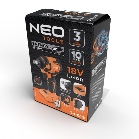 Klucz udarowy bezszczotkowy 18V, 350Nm, ??, compact, Energy+, bez akumulatora Klucz udarowy bezszczotkowy 18V, 350Nm, ??, compact, Energy+, bez akumulatora