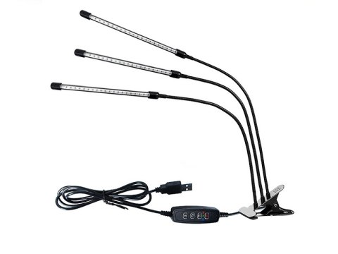 71-301# Lampa stojąca do uprawy roślin z klipsem potrójna 71-301# Lampa stojąca do uprawy roślin z klipsem potrójna