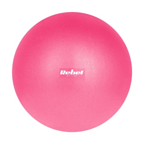 Mini piłka gimnastyczna do pilates rehabilitacyjna 25cm, kolor różowy, REBEL ACTIVE Mini piłka gimnastyczna do pilates rehabilitacyjna 25cm, kolor różowy, REBEL ACTIVE