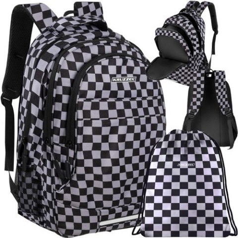 Plecak 22L - szachownica Kruzzel 24530 Plecak 22L - szachownica Kruzzel 24530