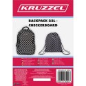 Plecak 22L - szachownica Kruzzel 24530