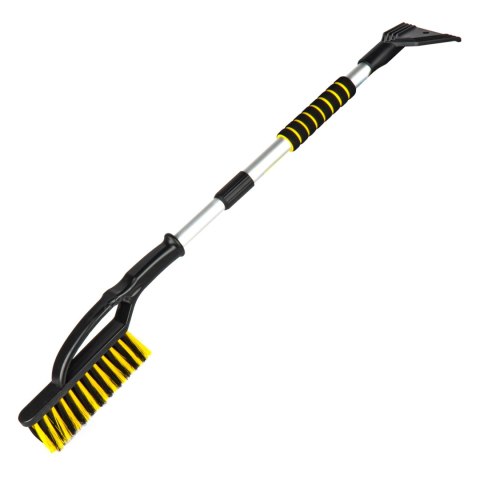 Szczotka zmiotka skrobaczka do szyb śniegu lodu mosiężna teleskopowa futura basic 87-115 cm Szczotka zmiotka skrobaczka do szyb śniegu lodu mosiężna teleskopowa futura basic 87-115 cm
