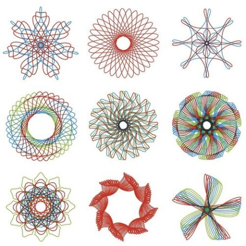 Zestaw do rysowania - spirograf Maaleo 24346 Zestaw do rysowania - spirograf Maaleo 24346