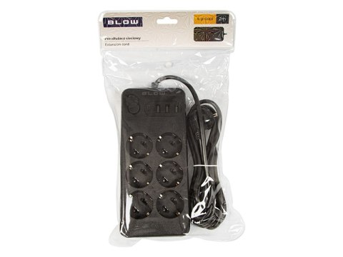 98-210# Przedłużacz sieciowy ps-620 6-gniazd 3xusb 1xusb-c 2m czarny 2x1mm 98-210# Przedłużacz sieciowy ps-620 6-gniazd 3xusb 1xusb-c 2m czarny 2x1mm
