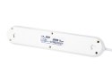 98-217# Przedłużacz sieciowy ps-330 3-gniazda 3xusb 3m biały 2x1mm
