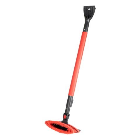 Szczotka zmiotka skrobaczka do szyb śniegu lodu teleskopowa ze ściągaczką wody 98-134 cm amio-04147 Szczotka zmiotka skrobaczka do szyb śniegu lodu teleskopowa ze ściągaczką wody 98-134 cm amio-04147