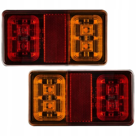 23-223# Lampa do przyczepy samochodowej 12v 16xled 2szt 23-223# Lampa do przyczepy samochodowej 12v 16xled 2szt