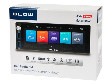 78-350# Radio blow avh-686a rds mp3/usb/micro sd/bluetooth 78-350# Radio blow avh-686a rds mp3/usb/micro sd/bluetooth