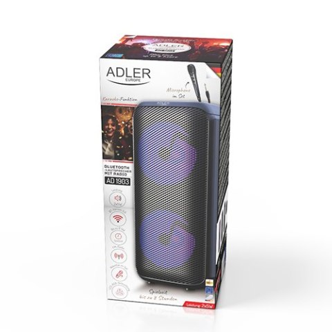 AD 1903 Głośnik bluetooth z radiem / funkcja karaoke AD 1903 Głośnik bluetooth z radiem / funkcja karaoke