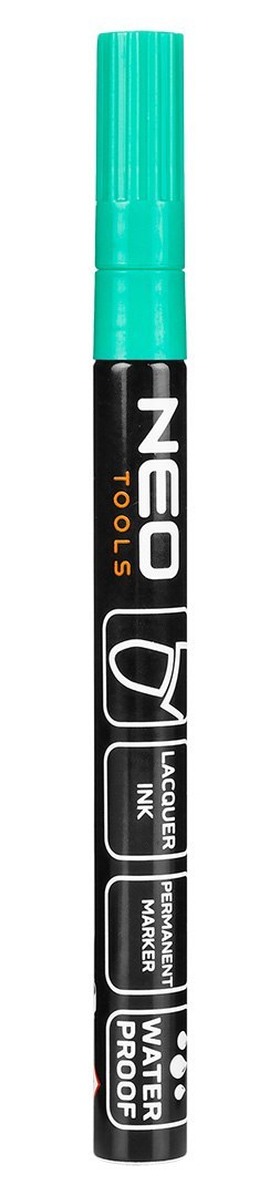 Marker budowlany, 4 kolory, permanentny, wodoodporny, lakierowy, aluminiowy, 4 szt Marker budowlany, 4 kolory, permanentny, wodoodporny, lakierowy, aluminiowy, 4 szt