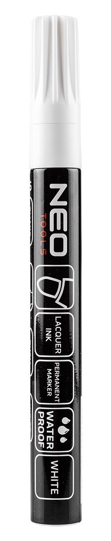 Marker budowlany, biały, permanentny, wodoodporny, lakierowy, aluminiowy, wielokrotność 12 szt. Marker budowlany, biały, permanentny, wodoodporny, lakierowy, aluminiowy, wielokrotność 12 szt.