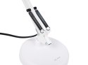 44-167# Lampka biurkowa led lb-22 kreślarska 2w1 e27 biała