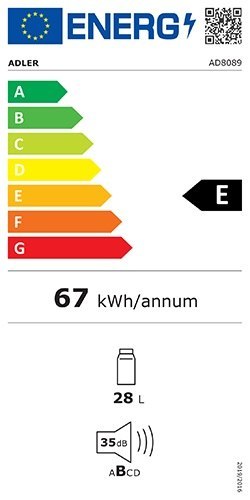 AD 8089 Chłodziarka termoelektryczna - 28 litrów AD 8089 Chłodziarka termoelektryczna - 28 litrów