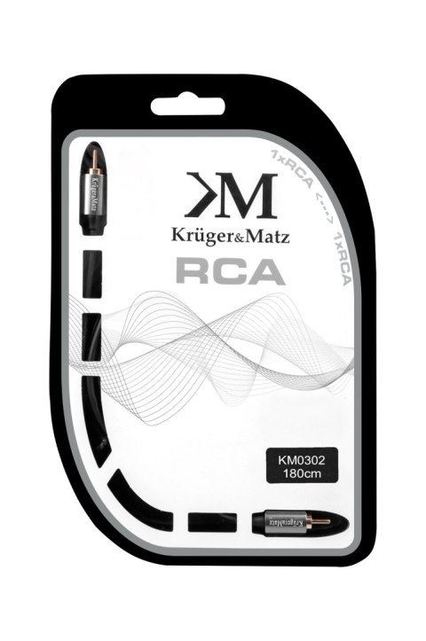 Kabel 1RCA-1RCA 1.8m Kruger&Matz Kabel 1RCA-1RCA 1.8m Kruger&Matz