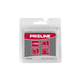 55306 Zszywki hartowane typ 53 L=6mm, Proline